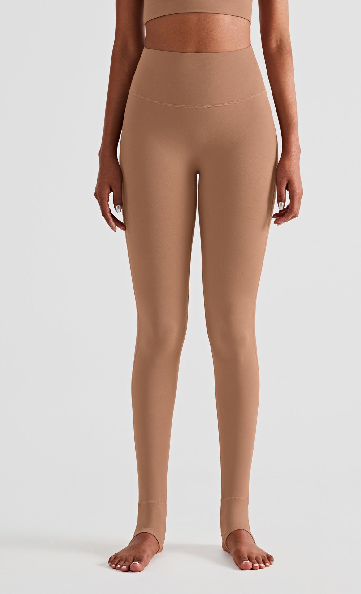 Siamese Foot High Waist Slimming No T Peach Fitness Pants