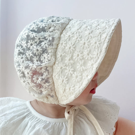 Baby Girl Lace Breathable Sun Hat