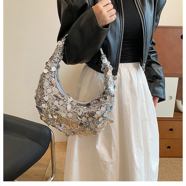 Luxury Fashion Colorful Sequins Dinner Bag Women's New