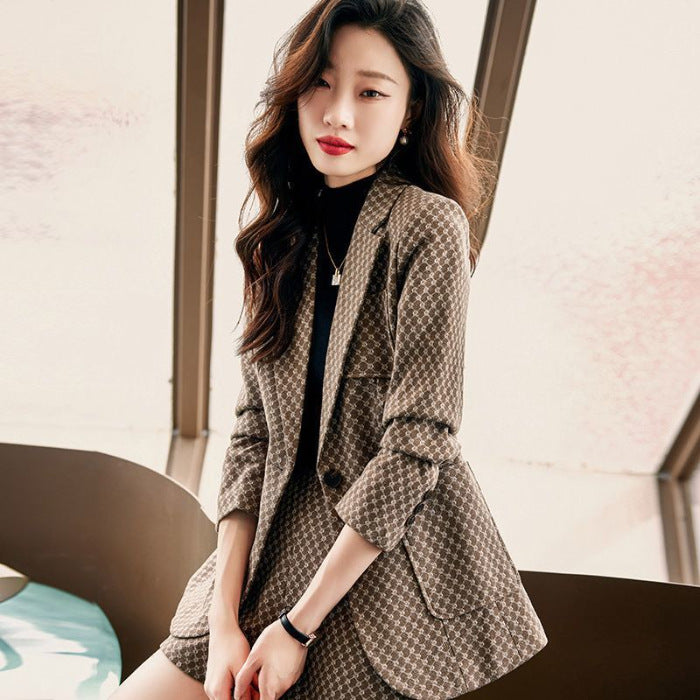 Casual Chic And Stylish Chanel-inspired Suit Shorts Set