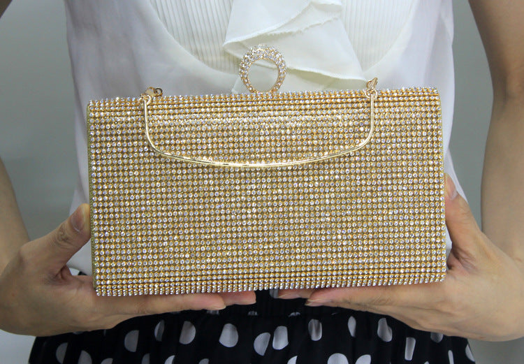 Diamantbesat Dame Håndtaske Diamant