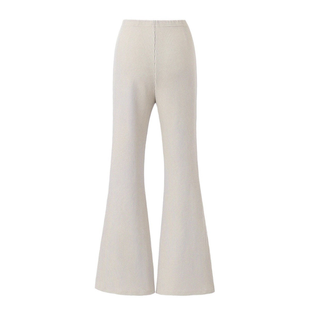 Casual Straight-Leg Yoga Pants Slim-Fit With A Slight Flare At The Hem