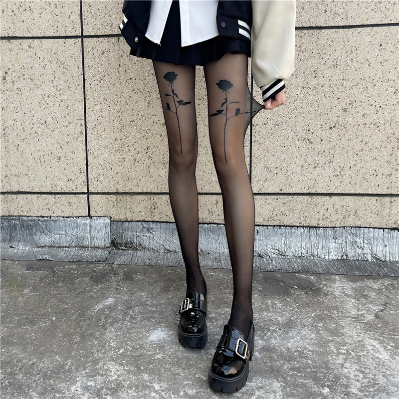 Slim Cut Pantyhose With Optional Hook Protection