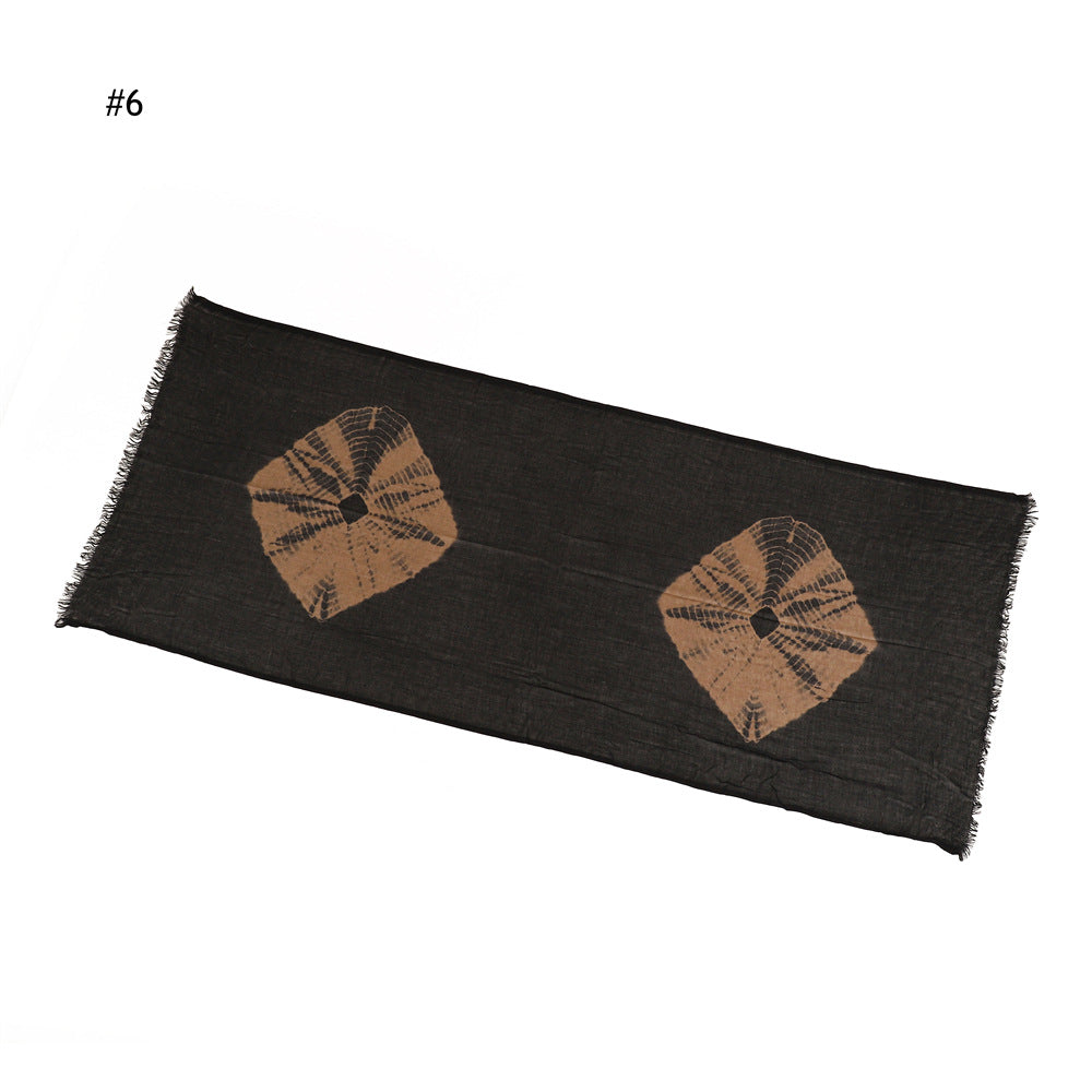 Solid Color Thin Breathable Handmade Scarf Shawl