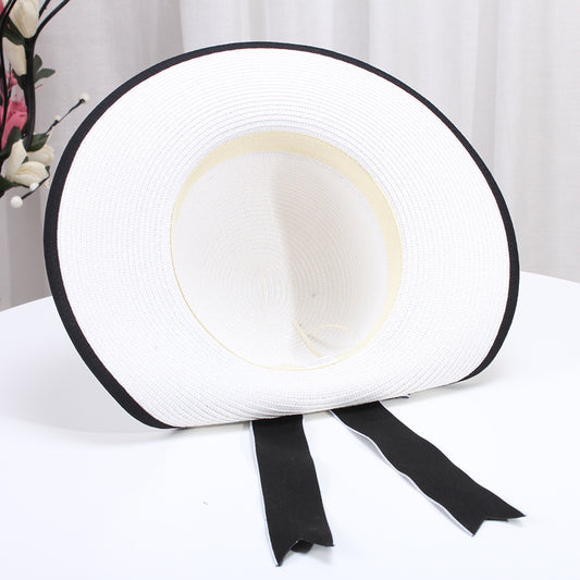 Summer Korean Bowknot Straw Hat
