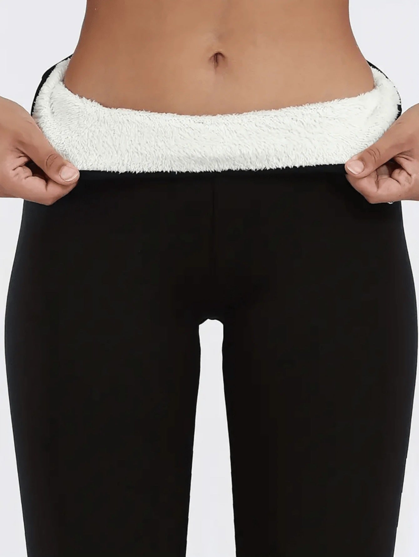 Women's Lamb Wool High Waist Elasticity Leggings