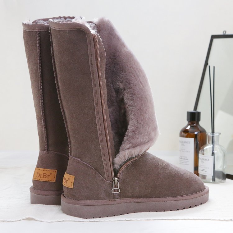 Plus Velvet Thick Women Boots High Tube Platform