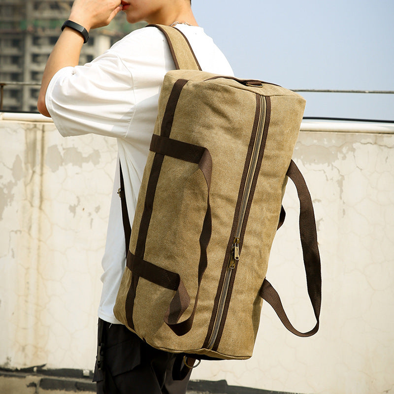 Canvas Luggage Bag Short-distance Outdoor Computer Backpack
