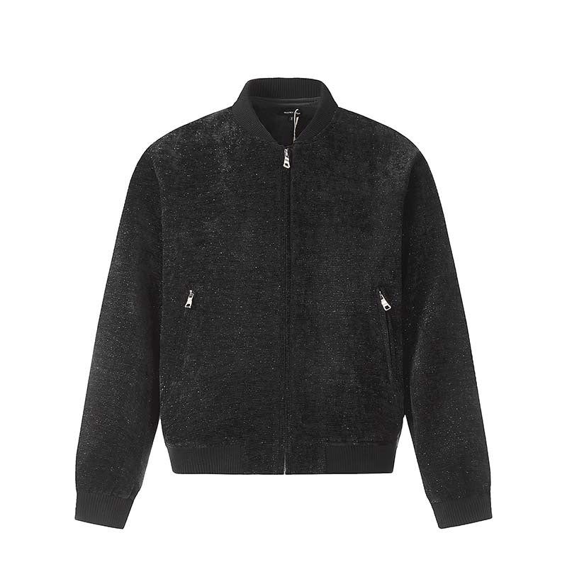 Starry Zipper Jacket Coat Men's Clothing Vintage Loose Baseball Uniform