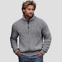 Ny Strikket Jakke Slank Sweater til Mænd