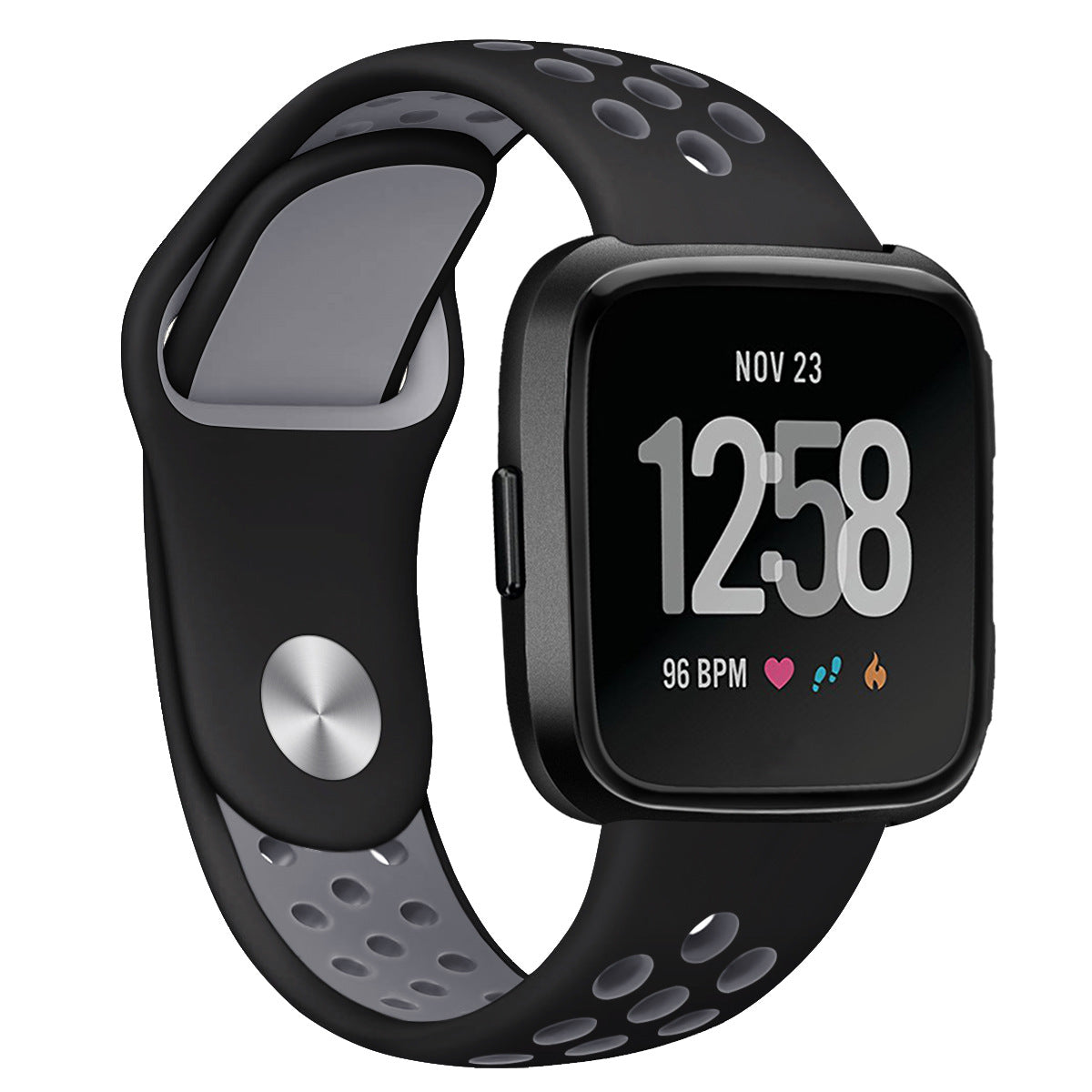 Sports Silicone TPU Breathable Two-color Watchband