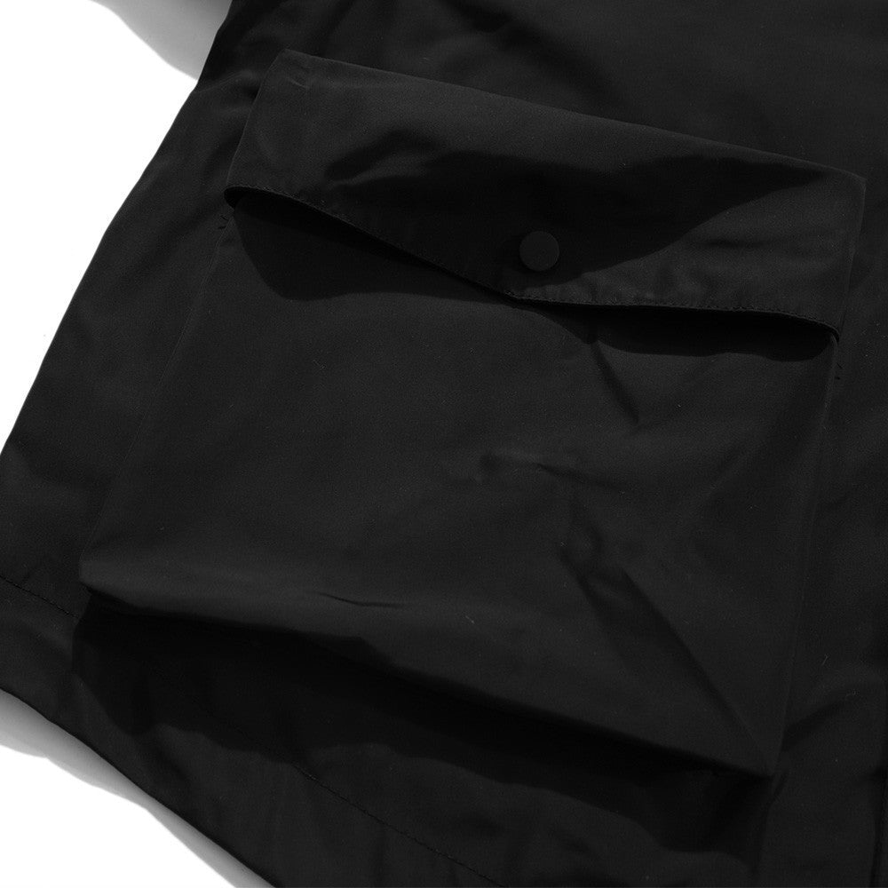 Men's Functional Contrast Color Stitching Hooded Jacket