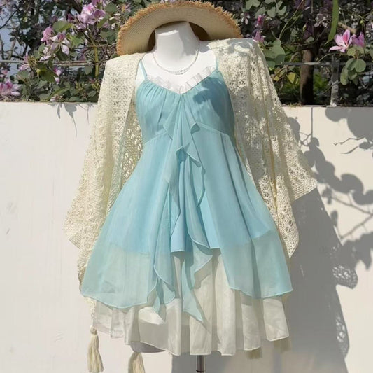 Half-length Skirt And Top Set For Petite Women