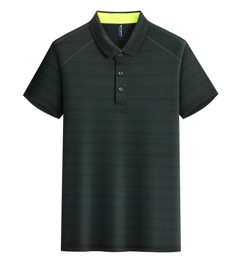 Crystal Silk Lapel Quick-drying Polo Shirt Outdoor Sports