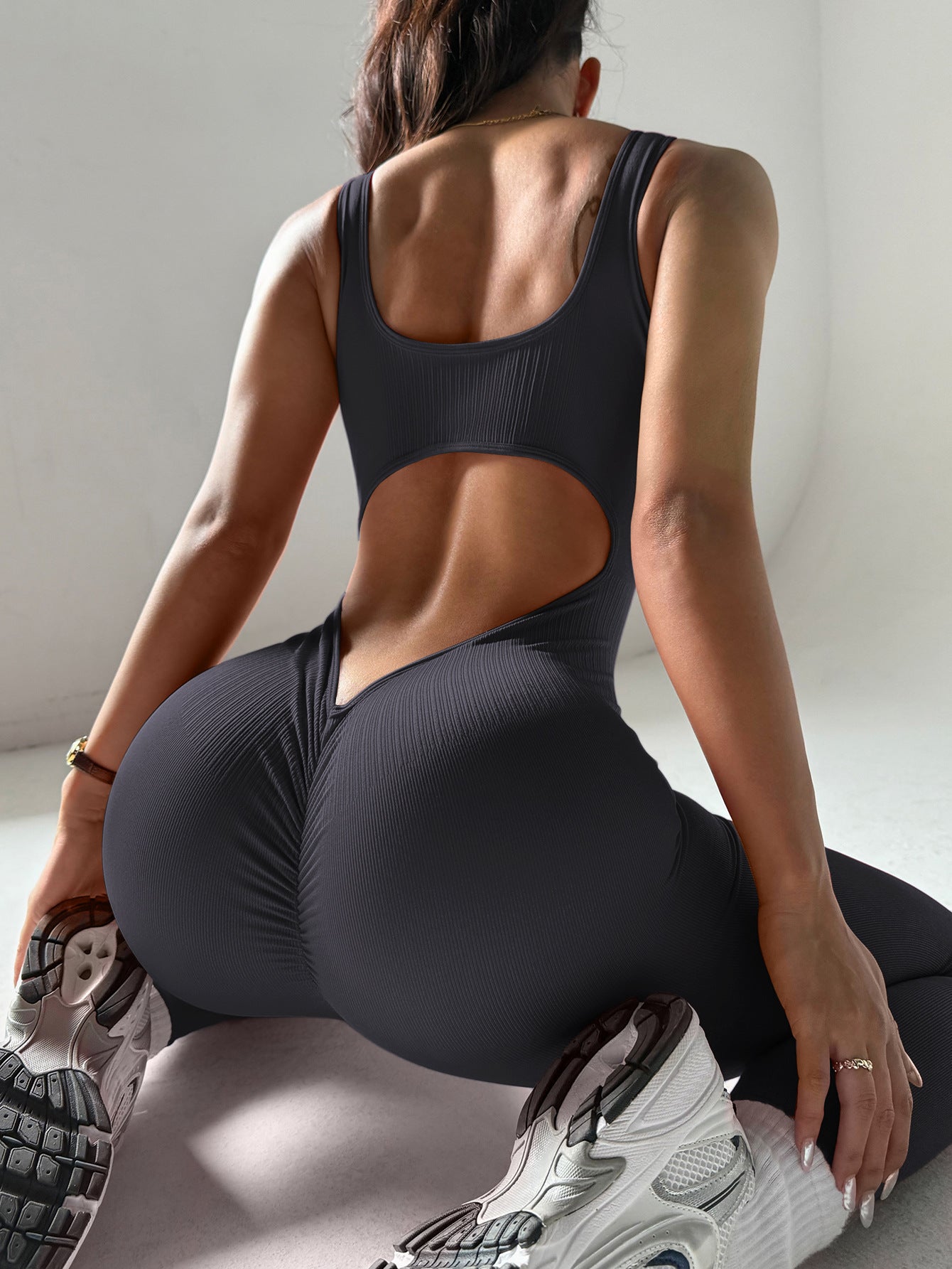 Chest-pad-free Back-flattering Yoga Bodysuit