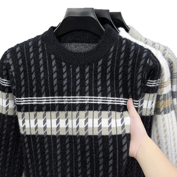 Mens Base-layer Knitwear, Loose-fitting Sweater