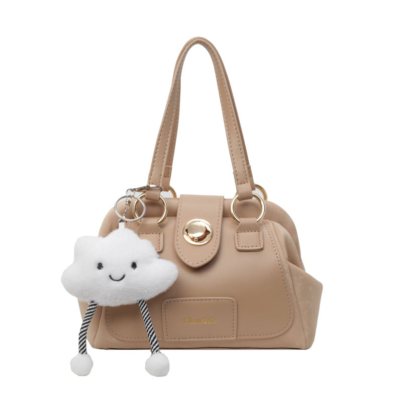 Large Capacity Women's Fashion Solid Color Single-shoulder Bag