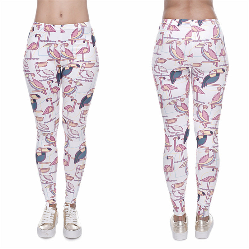 High Waist Sports Yoga Big Leggings Female