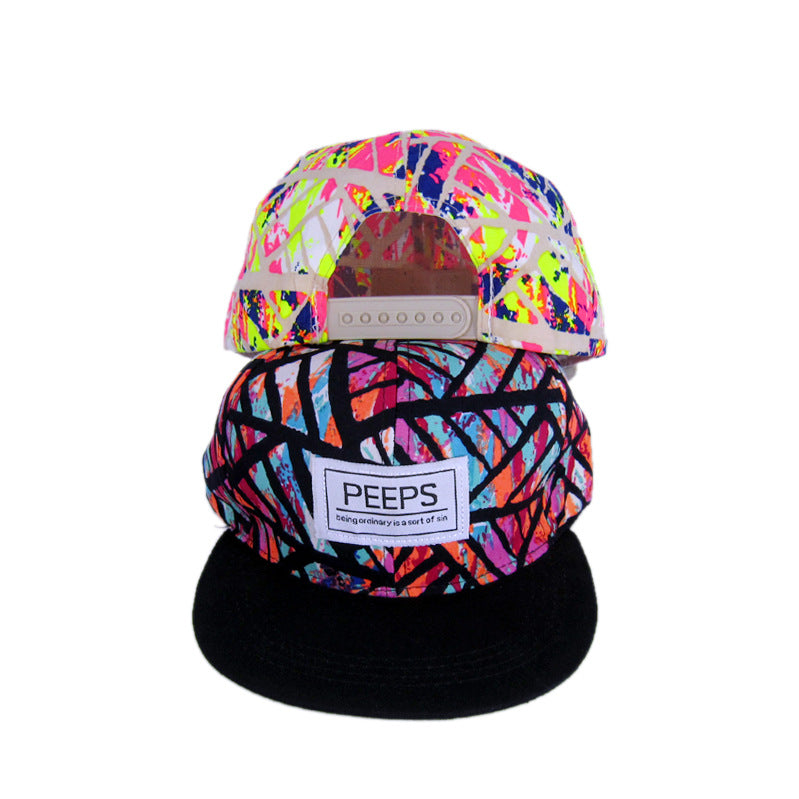 New PEEP Patch Korean Style Baseball Cap Ladies