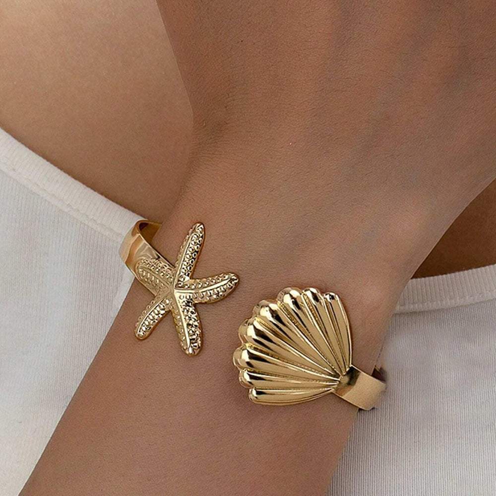 Elegant personligt armbånd i rustfrit stål i strandresort-stil