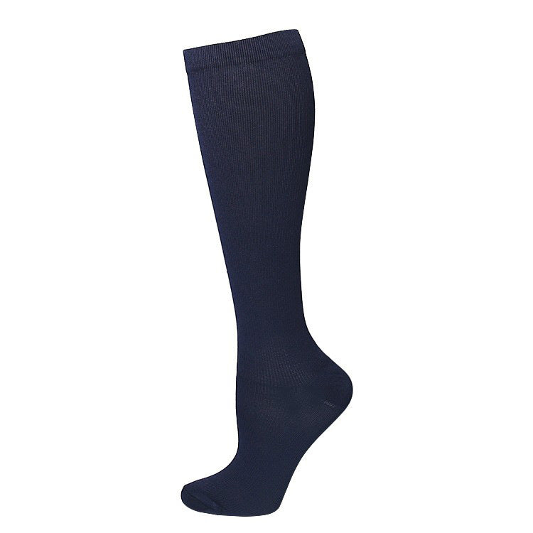 Solid-color Athletic Compression Socks Womens Long Compression Stockings