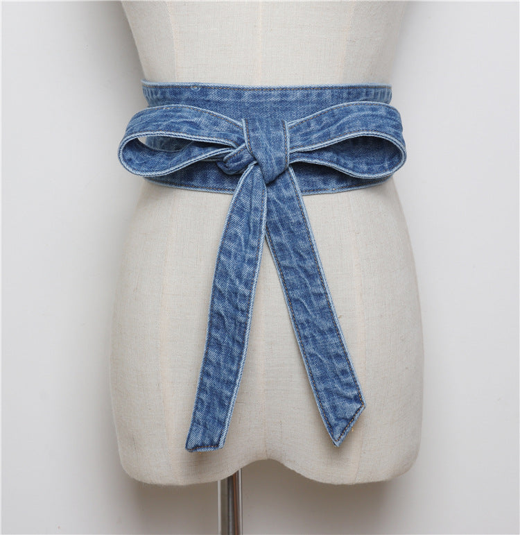 Dame Fashions Nye Vask Denim Butterfly