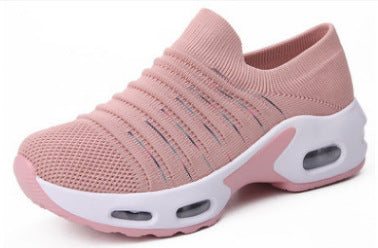 Plus Size Fly-knit Socks Shoes Women's Stretch Knitted