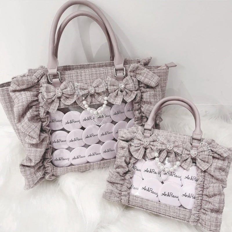 Badge Bar Zha Handheld Diagonal Cross Bag Female