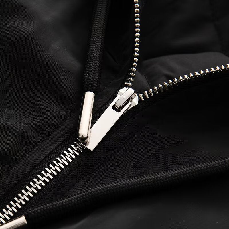 Contrast Color Trim Long Sleeve Warm-keeping Cotton Clothing Jacket Coat