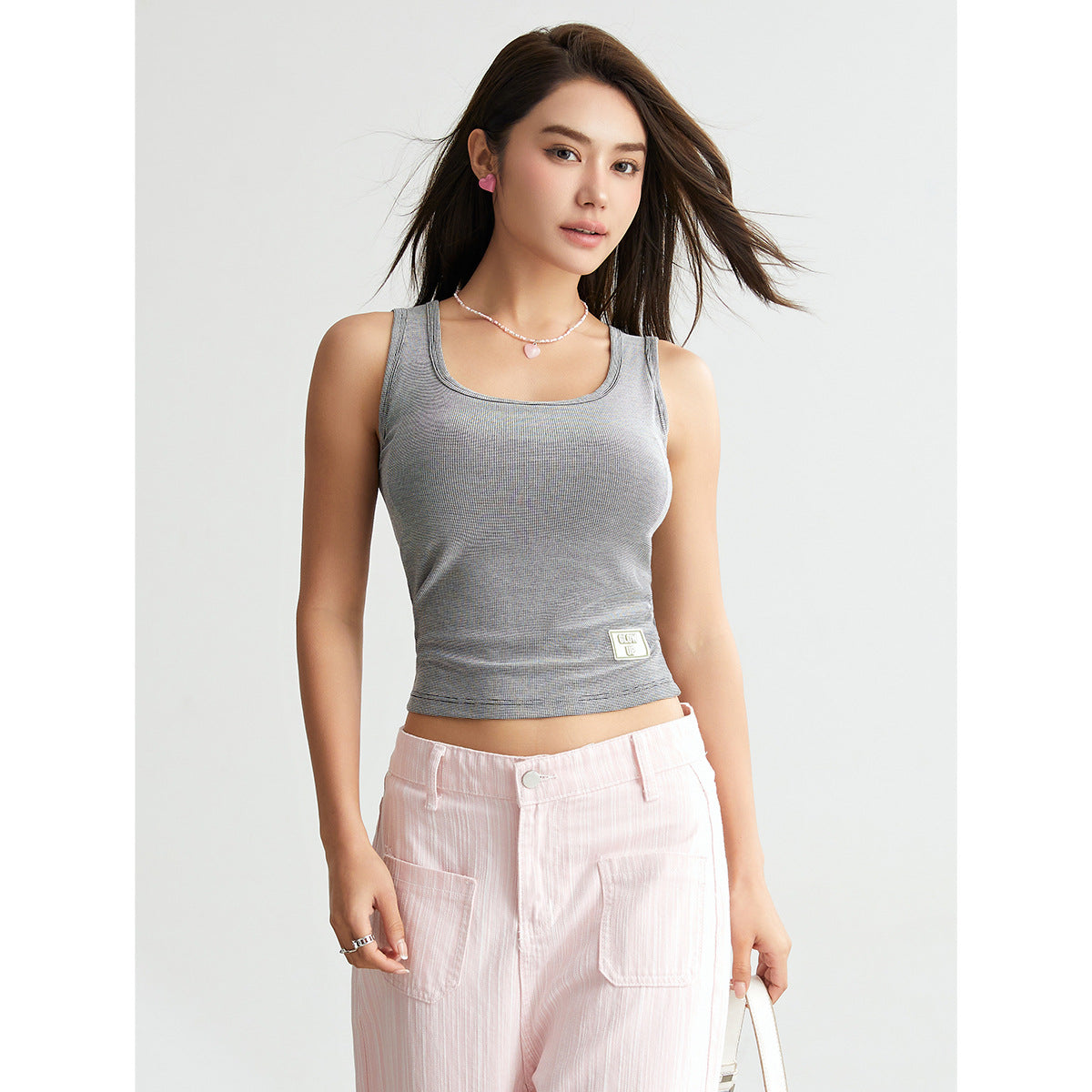 Women's Korean-style Square Collar Camisole Seamless Inner And Outer Wear