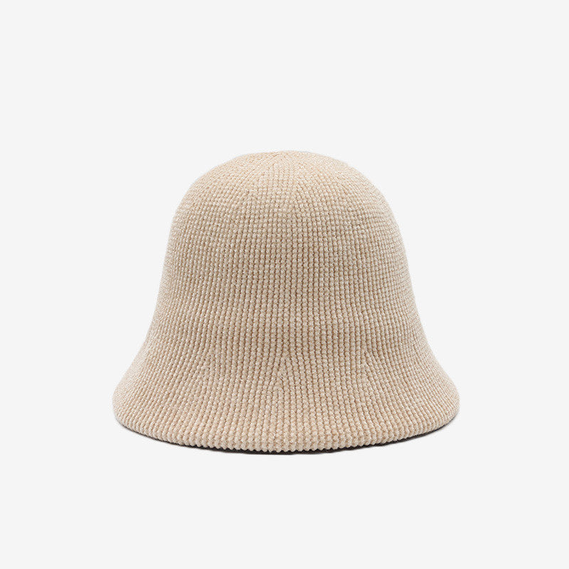 Warm Women's Chenille Fisherman's Hat Versatile Casual Knitting