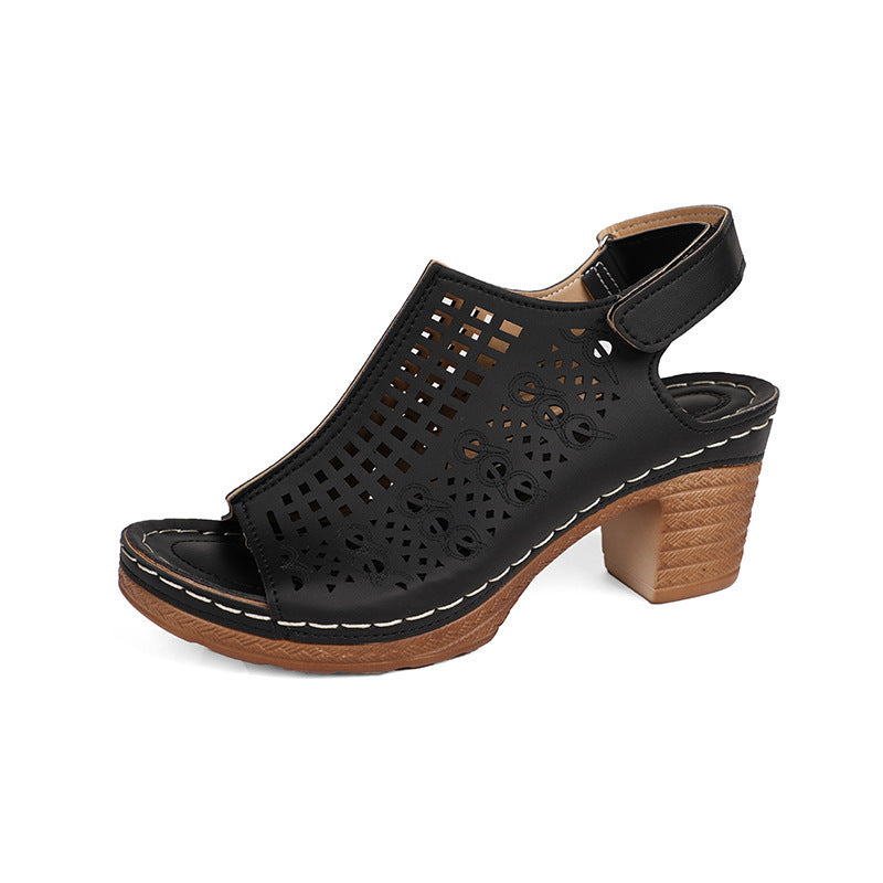 Single-strap Buckle Fashionable And Comfortable Roman Sandals
