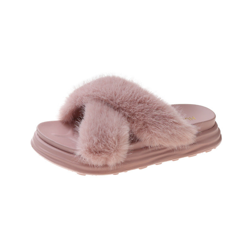 Fashionable Outer Wear Netflix One-piece Flat Bottom Comfortable Casual Sandals