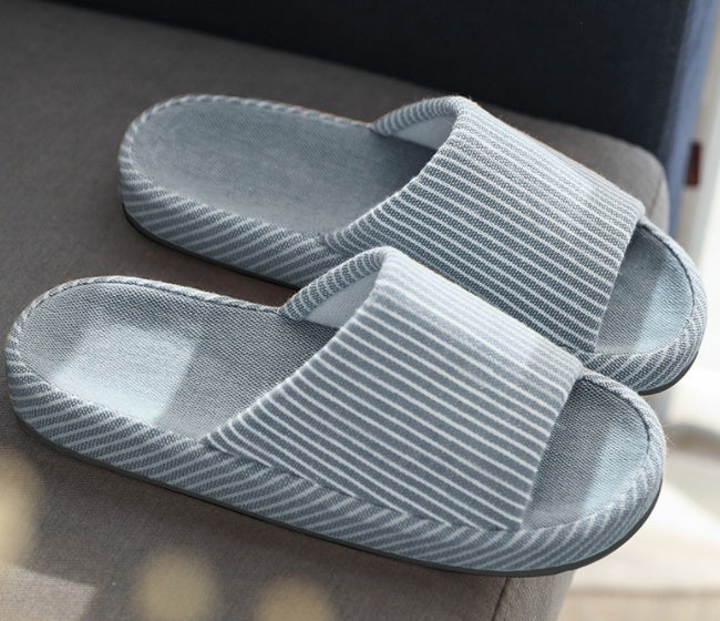 Women's Japanese Style Cotton Linen Slippers