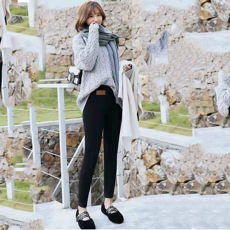 Women's Super Thick Extra-thick Lamb Cashmere Leggings