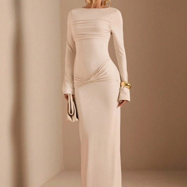 Women's Fashion Temperament Slim Fit Dress