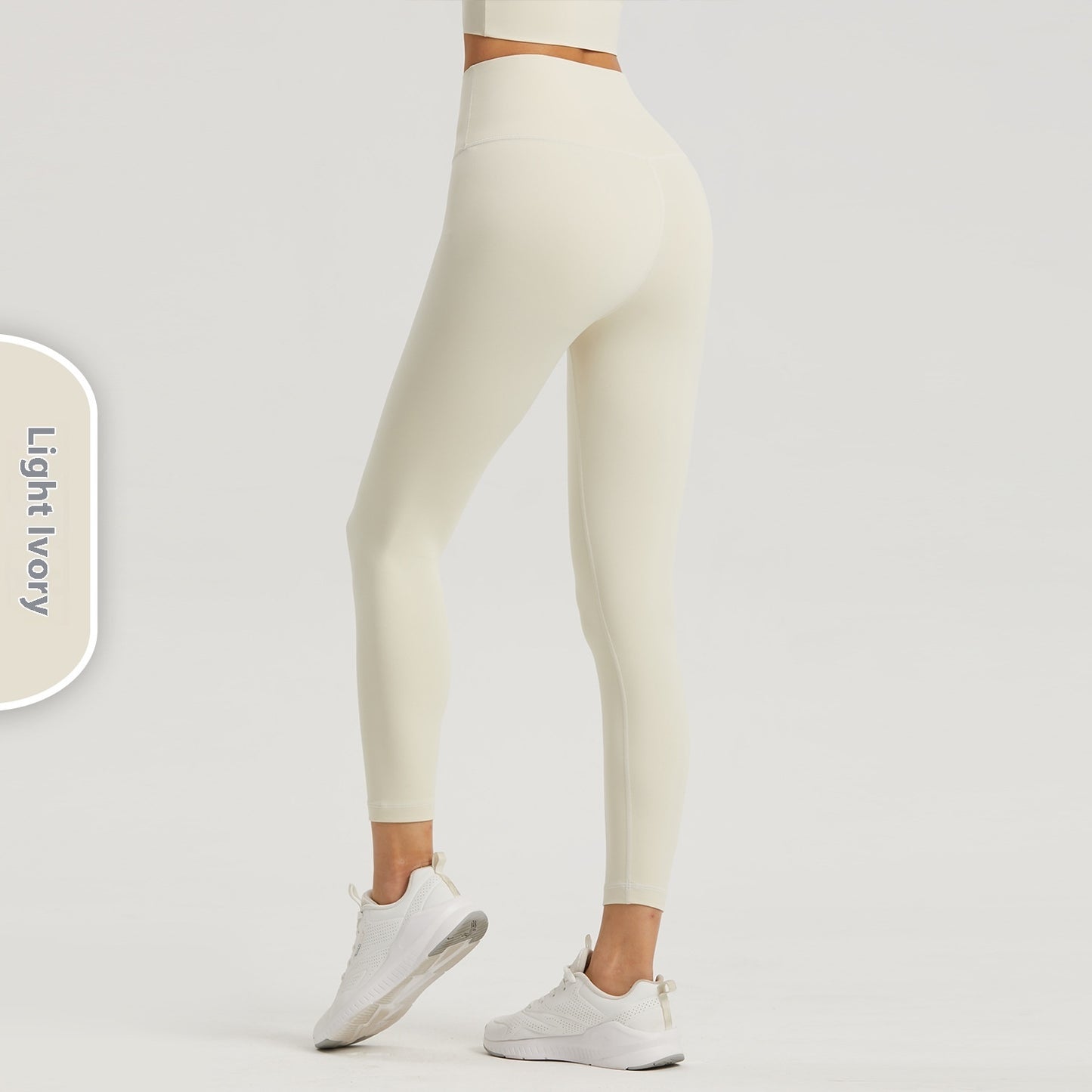 Nye europæiske og amerikanske sømløse yogabukser med høj talje, stramme sports- og fitnessbukser, ferskenhofte-yogabukser