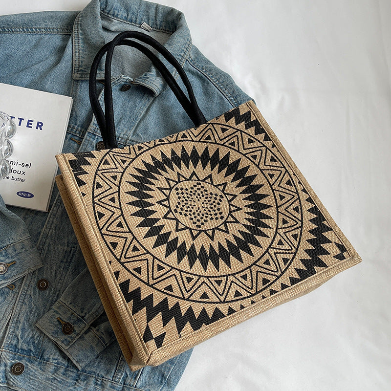 New Ethnic-style Fashionable Mom Bag College Students Tote For Class