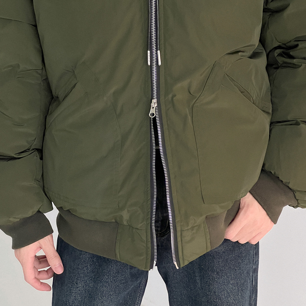 Baseball Collar Plus Cotton Jacket Men