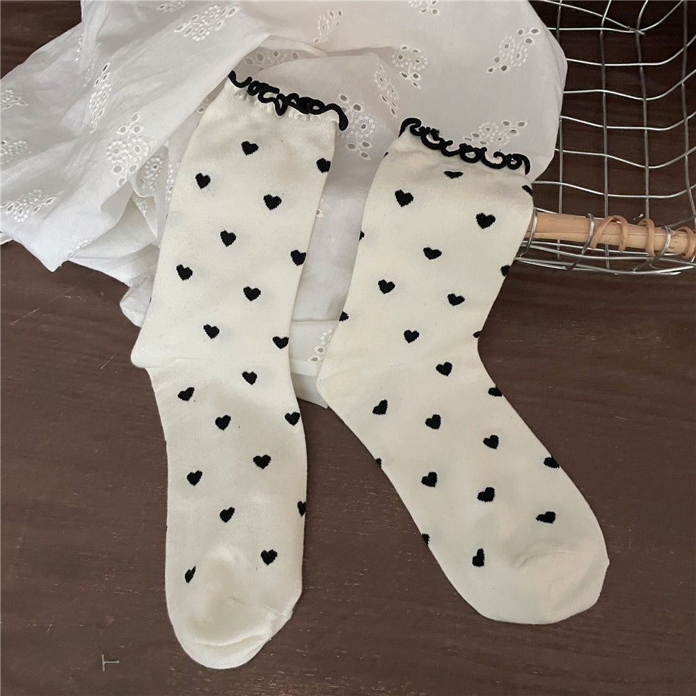 Wooden Ear Love Tube Socks