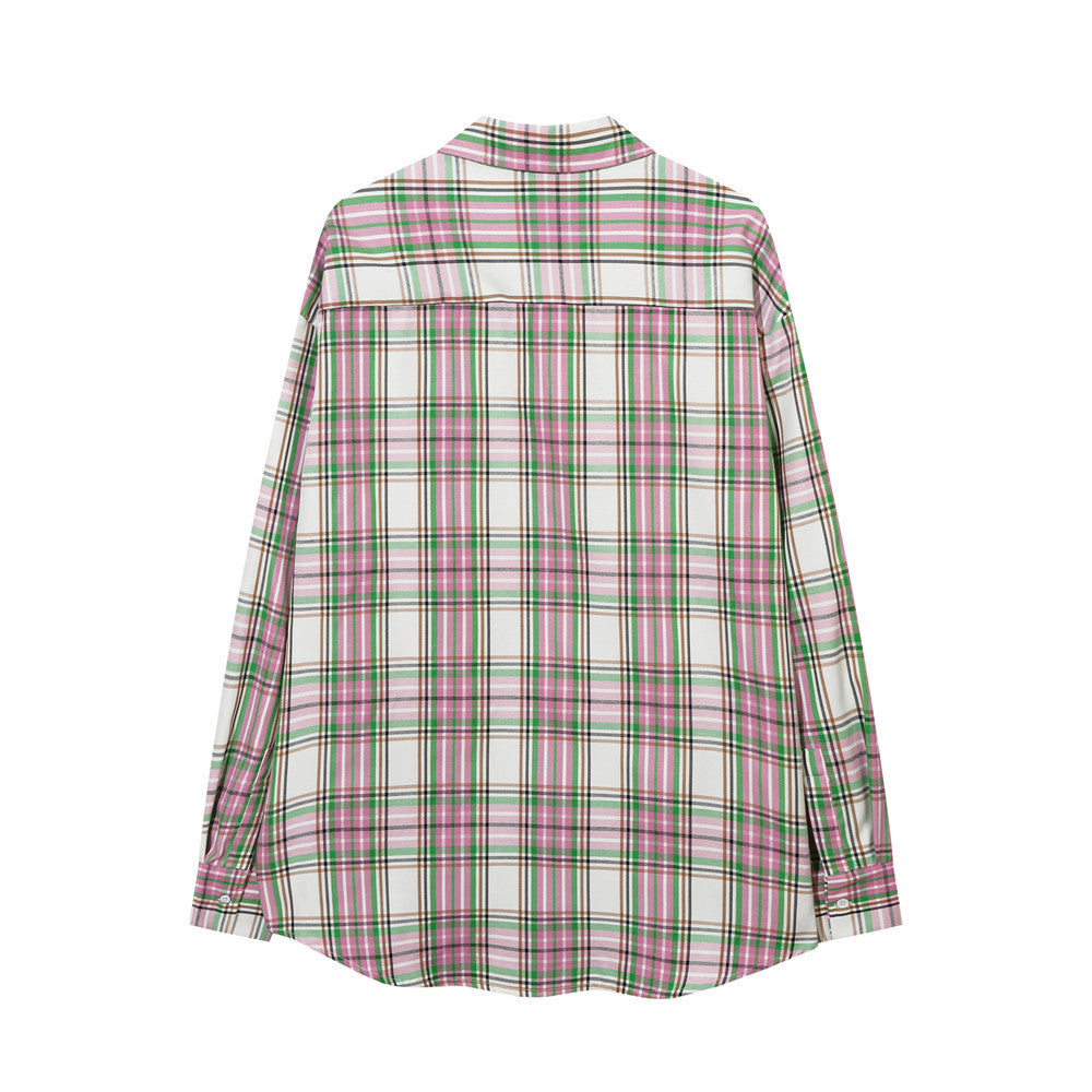 Loose American Street Casual Polo Collar Cardigan Shirt Coat