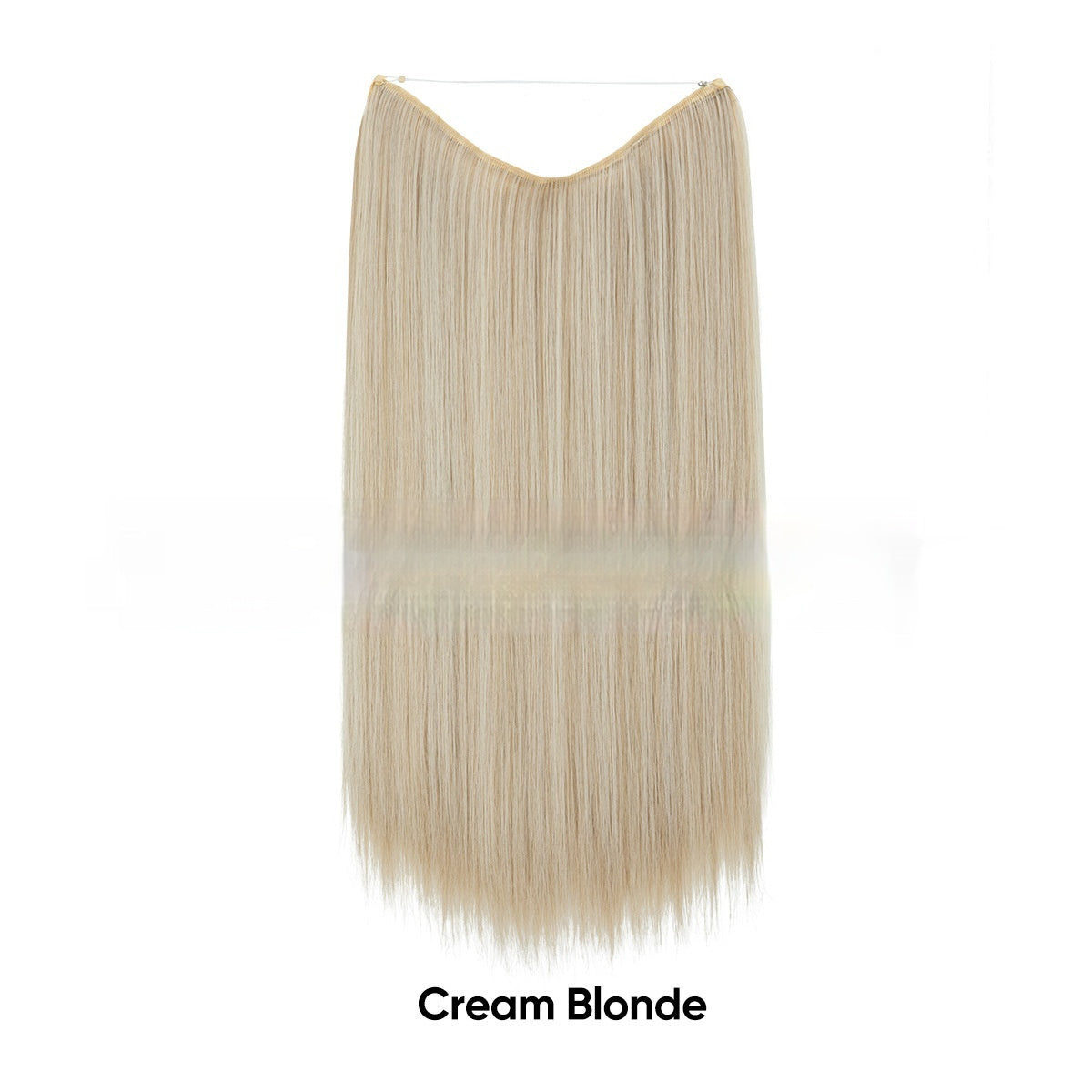 Women's One-piece Adjustable Invisible Straight Multi-color Gradient Hair Extension Fishline