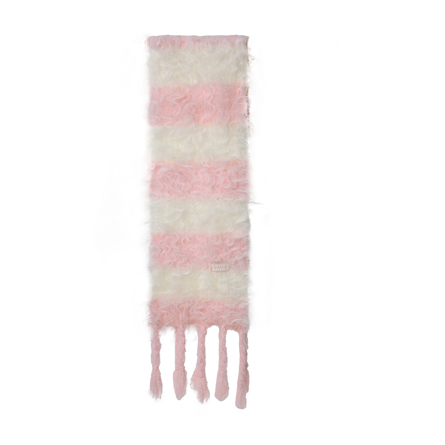 Striped Color-block Wool Scarf Warm And Thick Neck Warmer