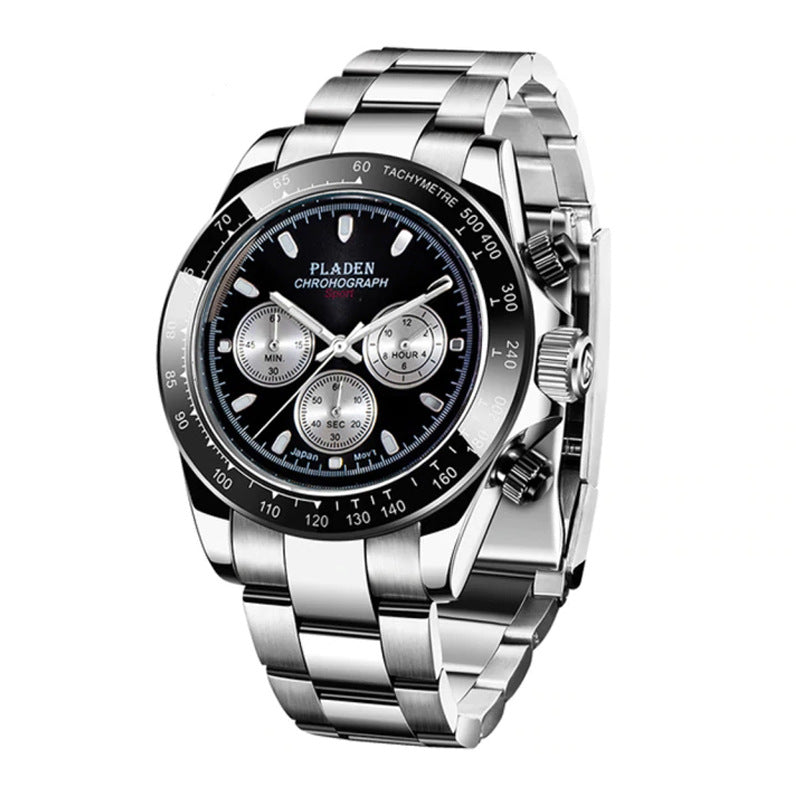 Men's Steel Band Business Fashion Luminous Sports Quartz Watch