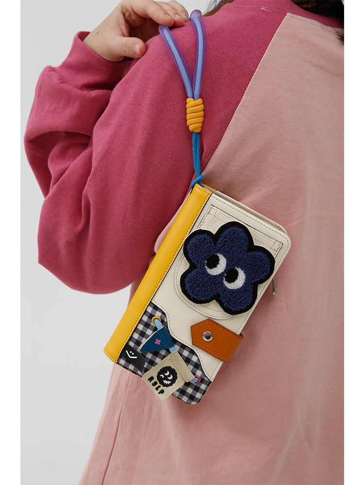 New Long Zipper Coin Purse Multiple Card Slots Sets In One Cute Cartoon Teenage Girl Heart Funny