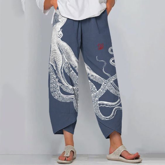 3D Printing Women's Casual Pants