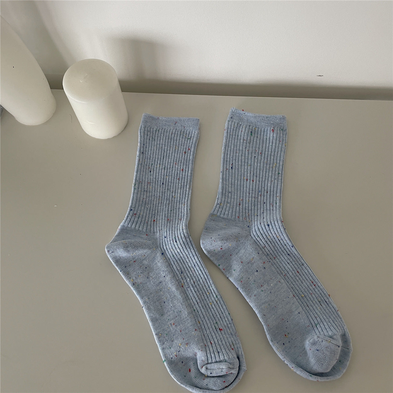 Sweet Girl Medium Tube Solid Socks
