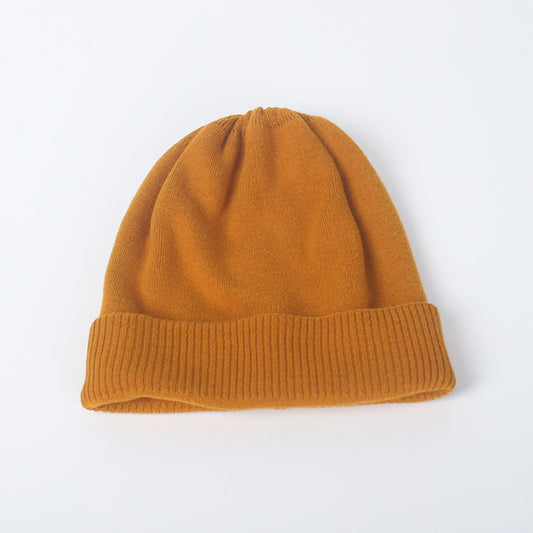 Double Layer Thickened Wool Knitted Hat Children