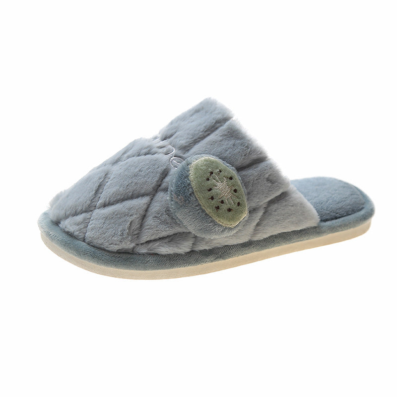 Fluffy Slippers Women's Cute Cartoon Indoor Mute