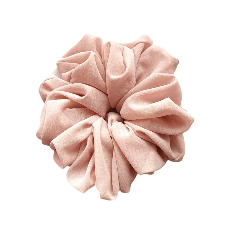 Big Head Bouquet Chiffon Large Intestine Ring Hair Ring